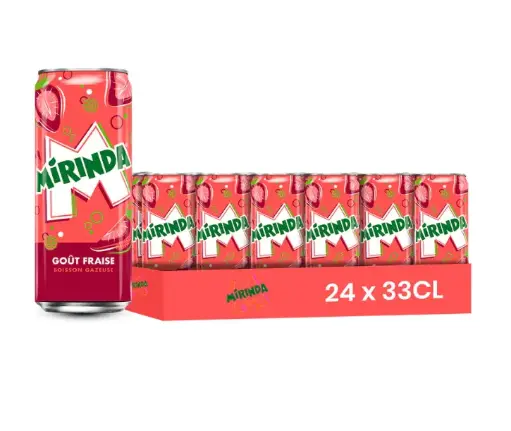 MIRINDA FRAISE 24 X 33CL