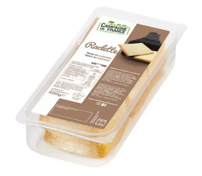 RACLETTE FRAIS TRANCHES EN BARQUETTE 400G CDF {C16}