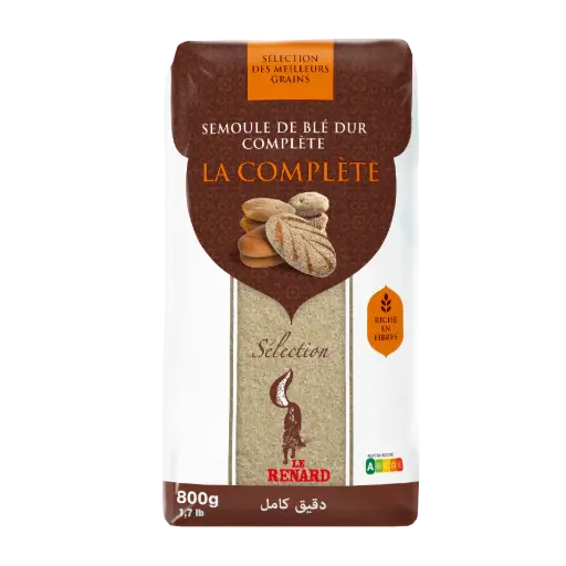 SEMOULE DE BLE COMPLETE 800G LE RENARD