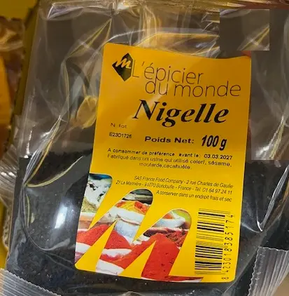 GRAINES DE NIGELLE 100G L'EPICIER DU MONDE
