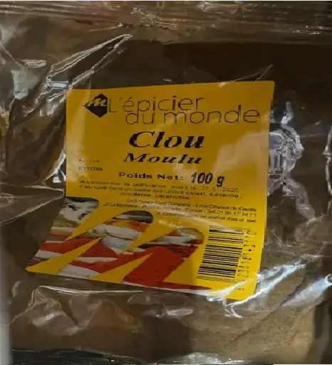 CLOU GIROFLE MOULU 100G L'EPICIER DU MONDE