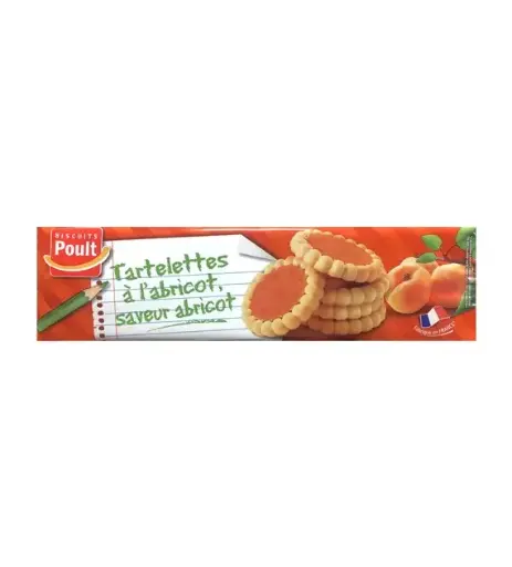 BISCUIT POULT TARTELETTES ABRICOT 150G 