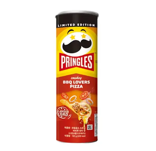PRINGLES BARBECUE PIZZA X12 102G