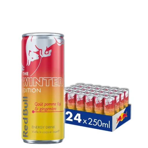 RED BULL POMME FUJI GINGEMBRE 24 X 250 ML