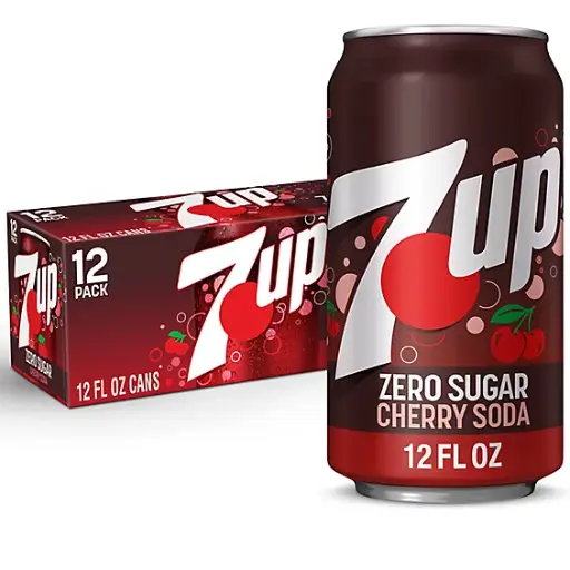 7UP CHERRY ZERO 355ML X24