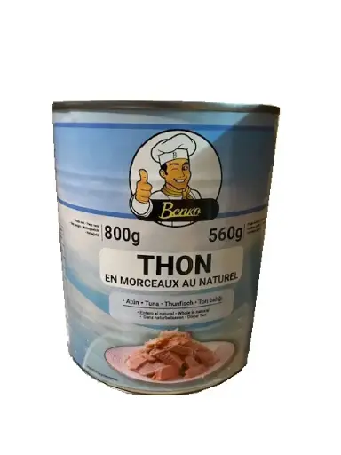 THON EN MORCEAUX NATUREL BENKO 800G 4/4