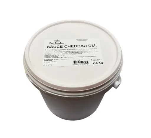 SAUCE CHEDDAR SEAU 2.5KG PATRIMOINE