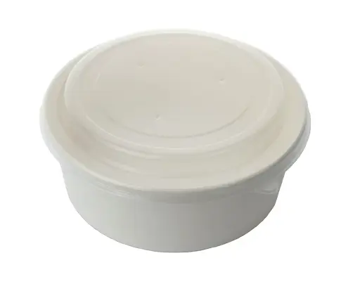 BOL KRAFT+ COUVERCLE 750ML X25PCS BLANC {C8}  