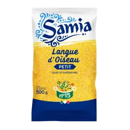 PATE LANGUE D'OISEAU PETIT N°15 500G X24 SAMIA