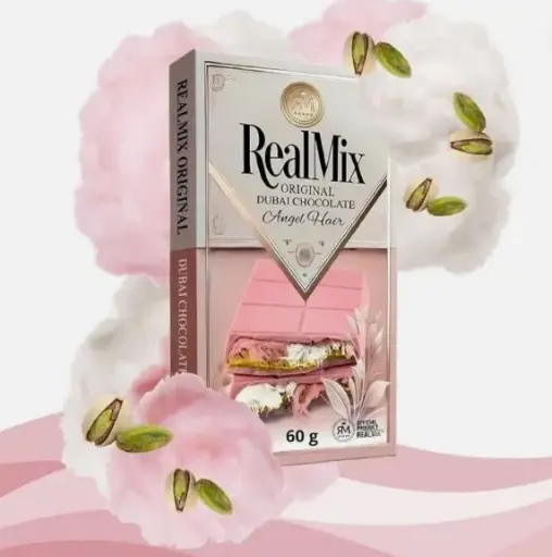 REALMIX ORIGINAL DUBAI CHOCOLATE ANGEL HAIR 60G