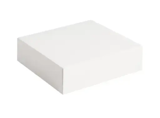 BOÎTE PATISSIERE 26x26x8 BLANCHE - 50pcs 