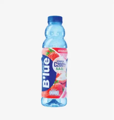 B'LUE FRAISE 500ML {C24} - Boisson Thaïlande aromatisée à la fraise