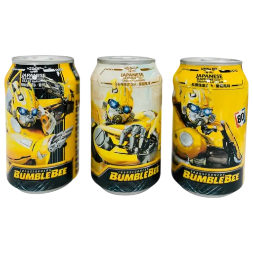 HIGH UP JAPANESE RAMUNE TRANSFORMERS GRAPE 24X 33CL