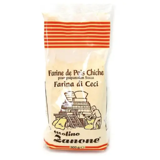FARINE DE POIS CHICHE 500G ZANONE (C12)