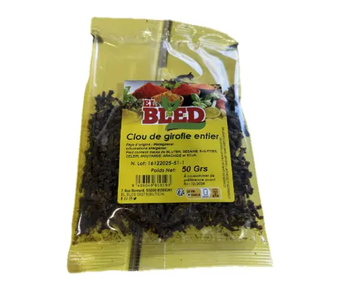 CLOU DE GIROFLE ENTIER EL BLED 50G X20