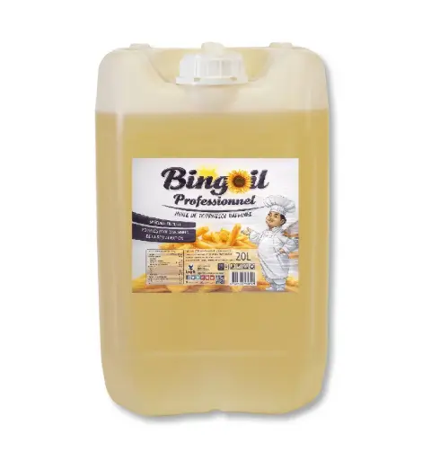 HUILE TOURNESOL 20L HPDE BINGOIL 