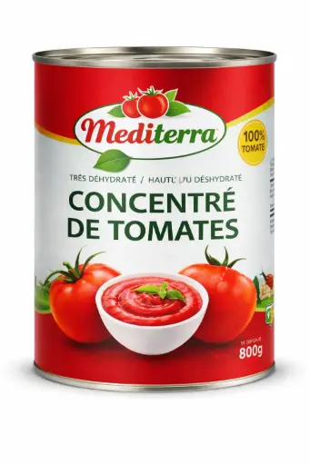 CONCENTRE DE TOMATE MEDITERRA 800G {C12} 