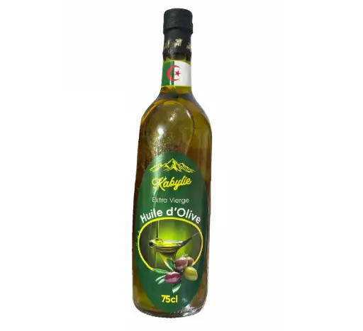 HUILE D'OLIVE EXTRA VIERGE KABYLIE 75CL 