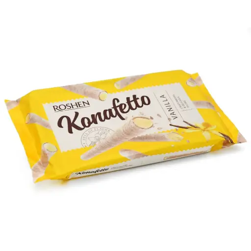 WAFER KONAFETTO VANILLE 140G ROSHEN {15}