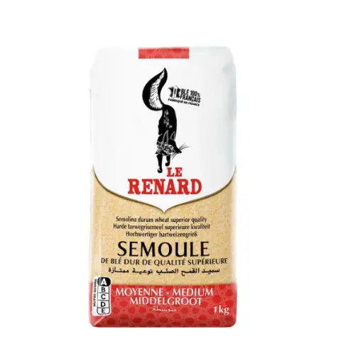 SEMOULE DE BLE MOYEN LE RENARD 1KG 