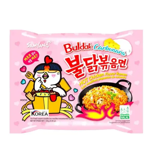 BULDAK HOT CHICKEN CARBONARA 40X 140G