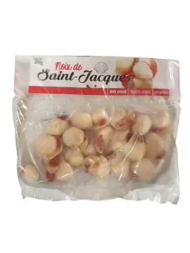 NOIX DE SAINT JACQUES A/C 20/40 250G PEROU 