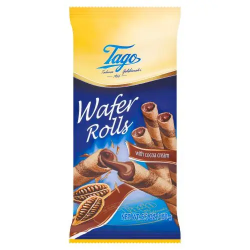 WAFER ROLLS CACAO TAGO 