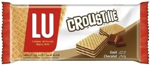 LU GAUFRETTE CROUSTILLE CHOCOLAT 152G