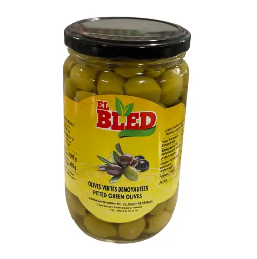 OLIVES VERTES DENOYAUTEE 450G {C8}