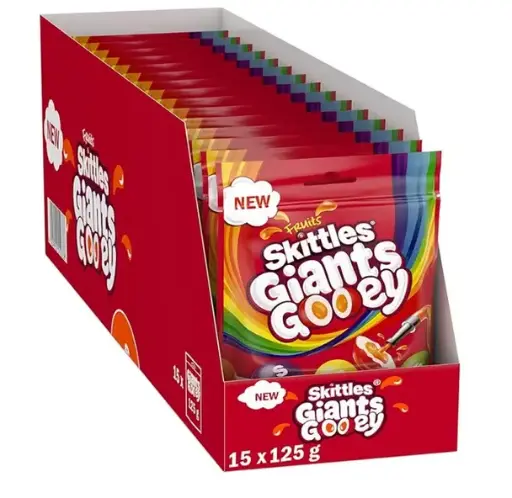 SKITTLES GIANTS GOOEY 132G {C15}