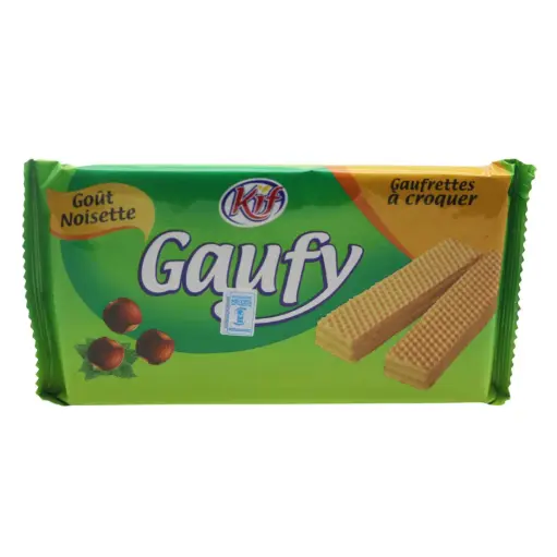 KIF GAUFY GAUFRETTES NOISETTE 80G