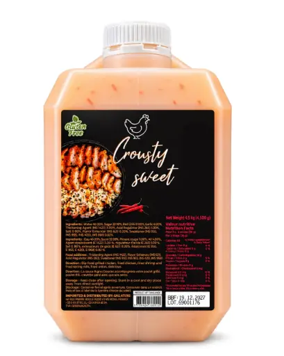 SAUCE SWEET CHILLI CROUSTY SWEET 4.5KG {C4}