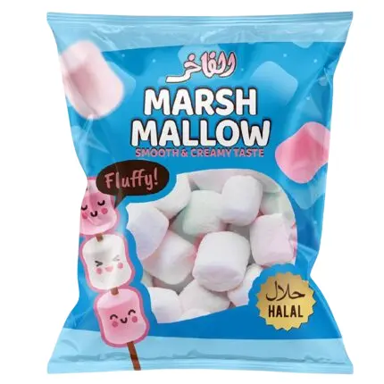 MARSHMALLOW SMOOTH & CREAMY TASTE MINIS SACHET BLEU HALAL 65G ALFAKHIR {C30}