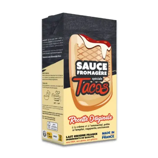 SAUCE FROMAGERE SPECIALE TACOS 1KG AGRODOUBS {C6} 